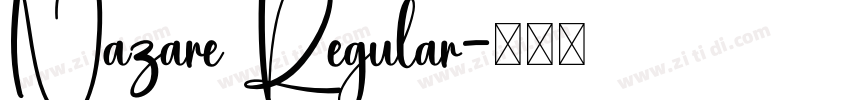 Nazare Regular字体转换